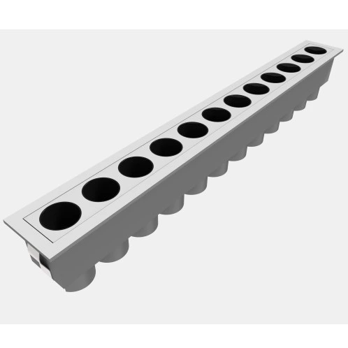 12-Bulb Mini Recessed Grid Light | HDL site